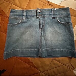 American Eagle mini denim skirt size 2
